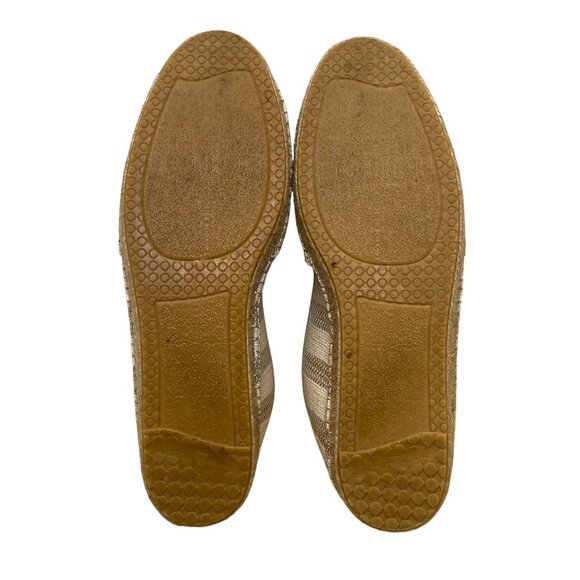 Salvatore Ferragamo Women’s Beige Panna Bow Elodie Espadrilles Flats Sz 9.5M - Picture 9 of 11